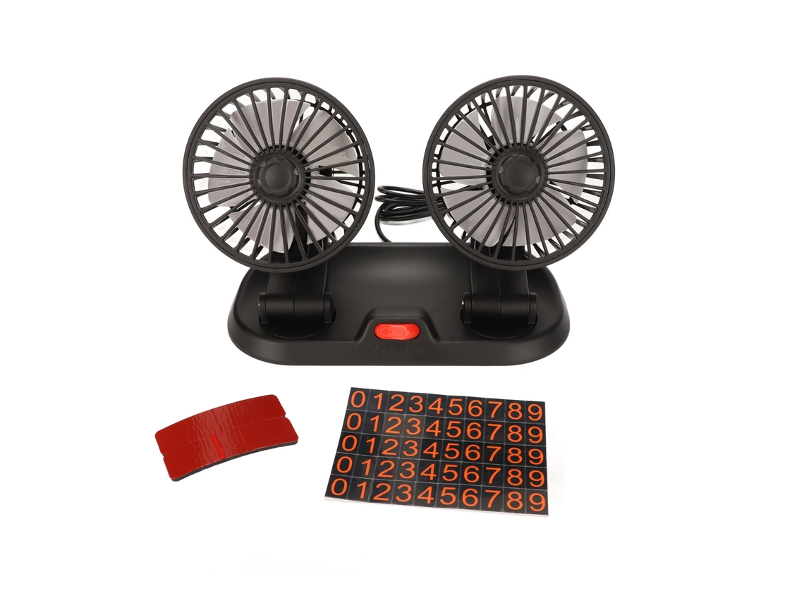 2026zentro-ventilador De Resfriamento Para Carro 5v Usb Bicalha Silencioso Giratório 360° Portátil Para Caminhão Van Suv Rv Atv Barco