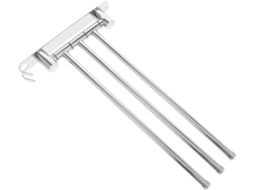 Suporte Para Toalhas De Aço Inoxidável Com 3 Braços E Design Gancho