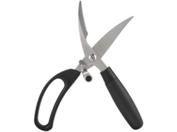 Lurelia Tesoura Aves Aço Inoxidável Com Mola 118 Mm Vermelho Frango Peixe Carne