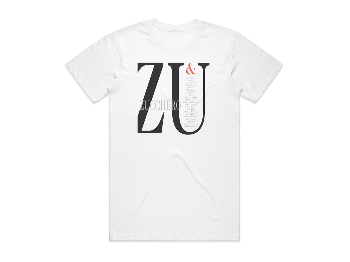 Zucchero Zu Co Album Cover T-shirt White Rockinstonesize-xl