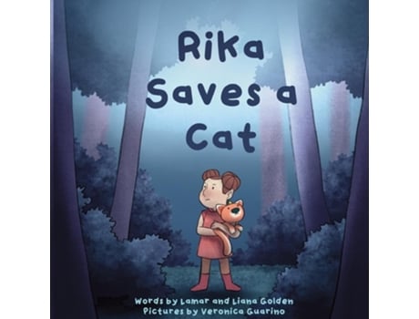 Livro Rika Saves A Cat de Lamar Golden e Liana Golden (Inglês)