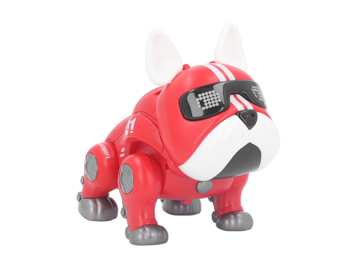 Brinquedo Cão Robô Elétrônico Inteligente Com Sensor De Toque Dançante Para Meninos E Meninas Vermelho