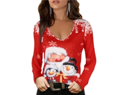 Laxiscreed Camisola De Natal Infantil Com Estampa, Gola Redonda Para Outono Xxl
