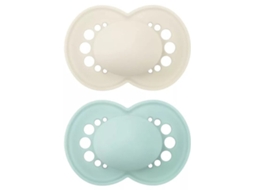 Original 6+ Silicone Neutro 2 Peças Mam MAM