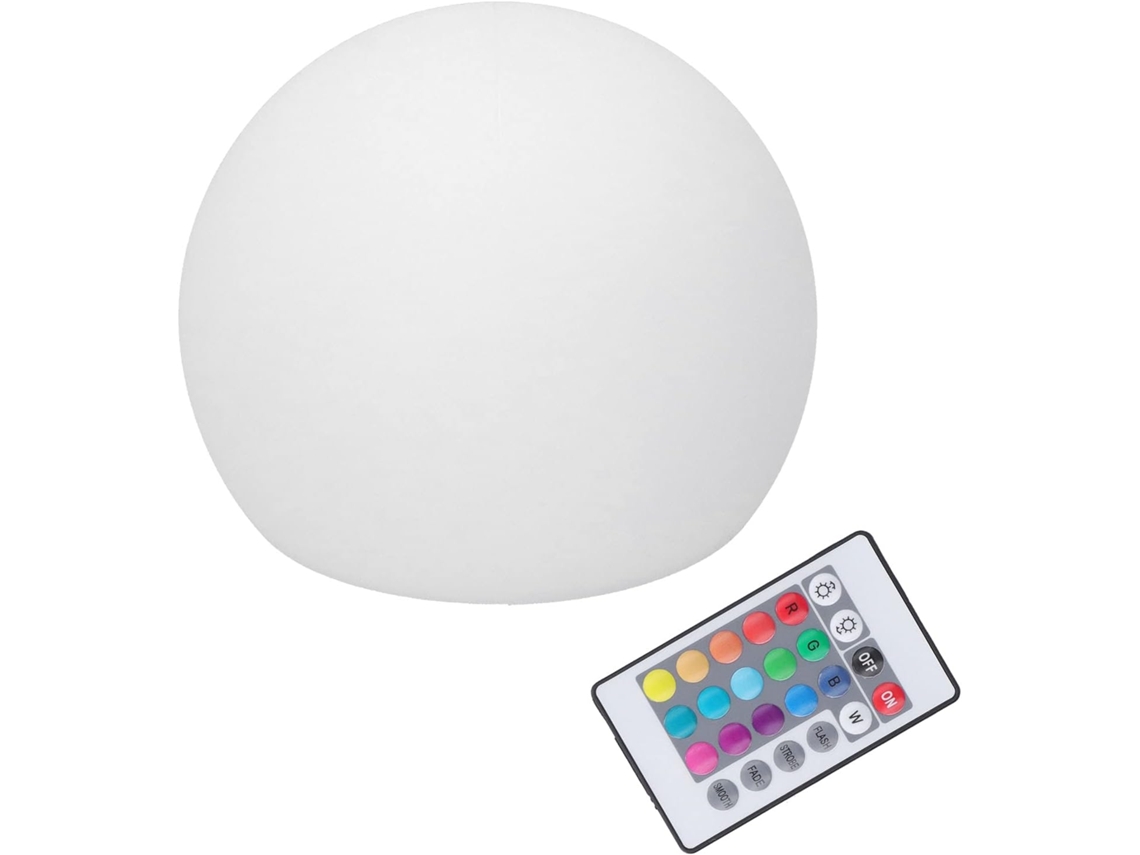 Luminária Noturna Esférica De Led Rgbw Com 16 Cores Reguláveis E 4