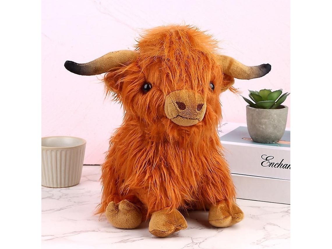 2026 peluche de Vaca de Las Tierras Altas de Alta Calidad Y Suave.