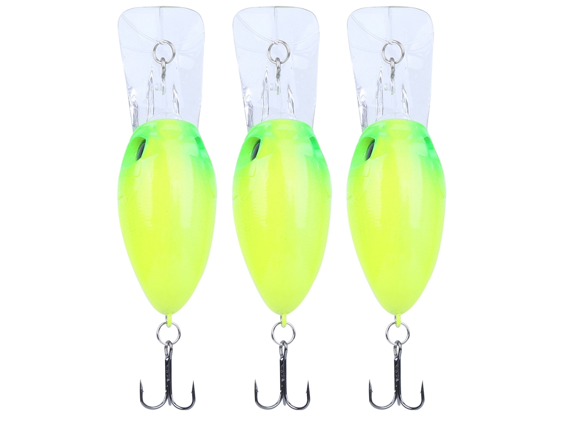 Lure (deep Diving Simulation Rocker Bait) Bulldozer Rocker Fatty Artificial Bait Deep Diving Hook Lure Size 5