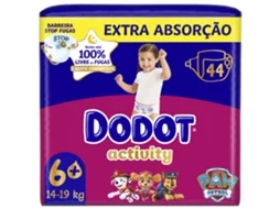 Fraldas Activity Extra +14kg T6+ DODOT emb. 44 un
