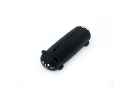 Estojo para Lápis, Macio, Silicone, Preto AQUAFORGE