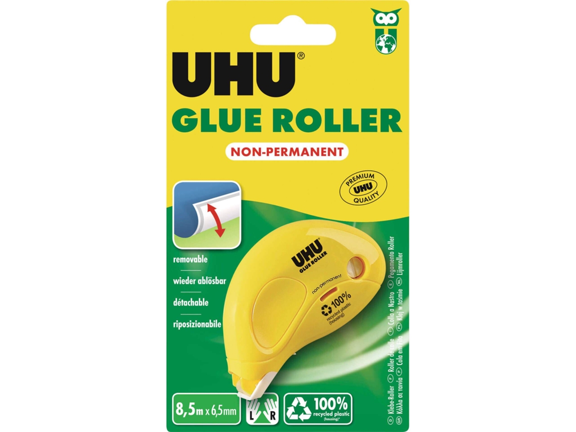 Roller De Cola Não Permanente 8m X 6,5mm Uhu