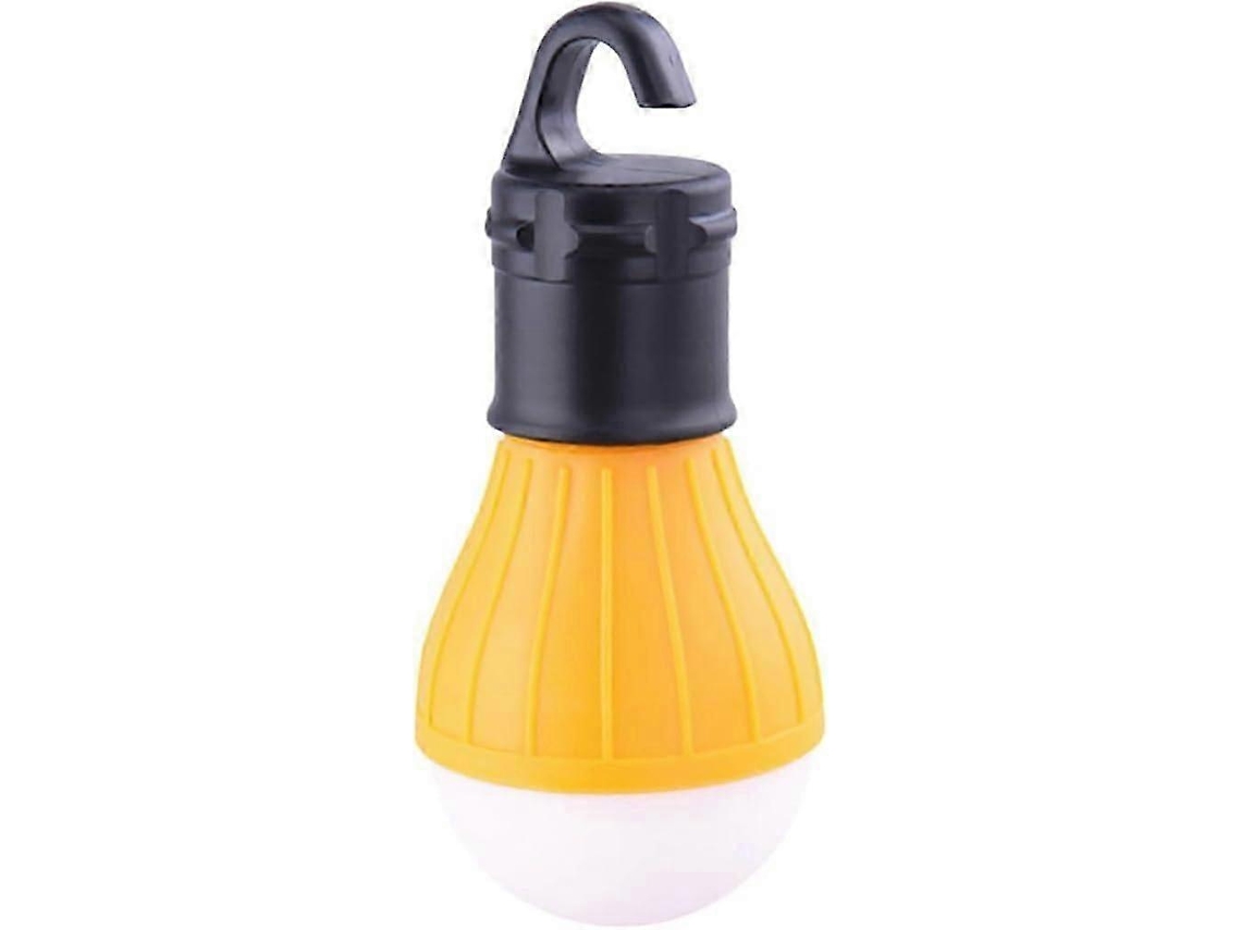 Lanterna Portátil De Acampamento Com 3 Leds Para Pendurar Em Barracas Ao Ar Livre Para Camping E Pesca Olysi Shop (laranja)