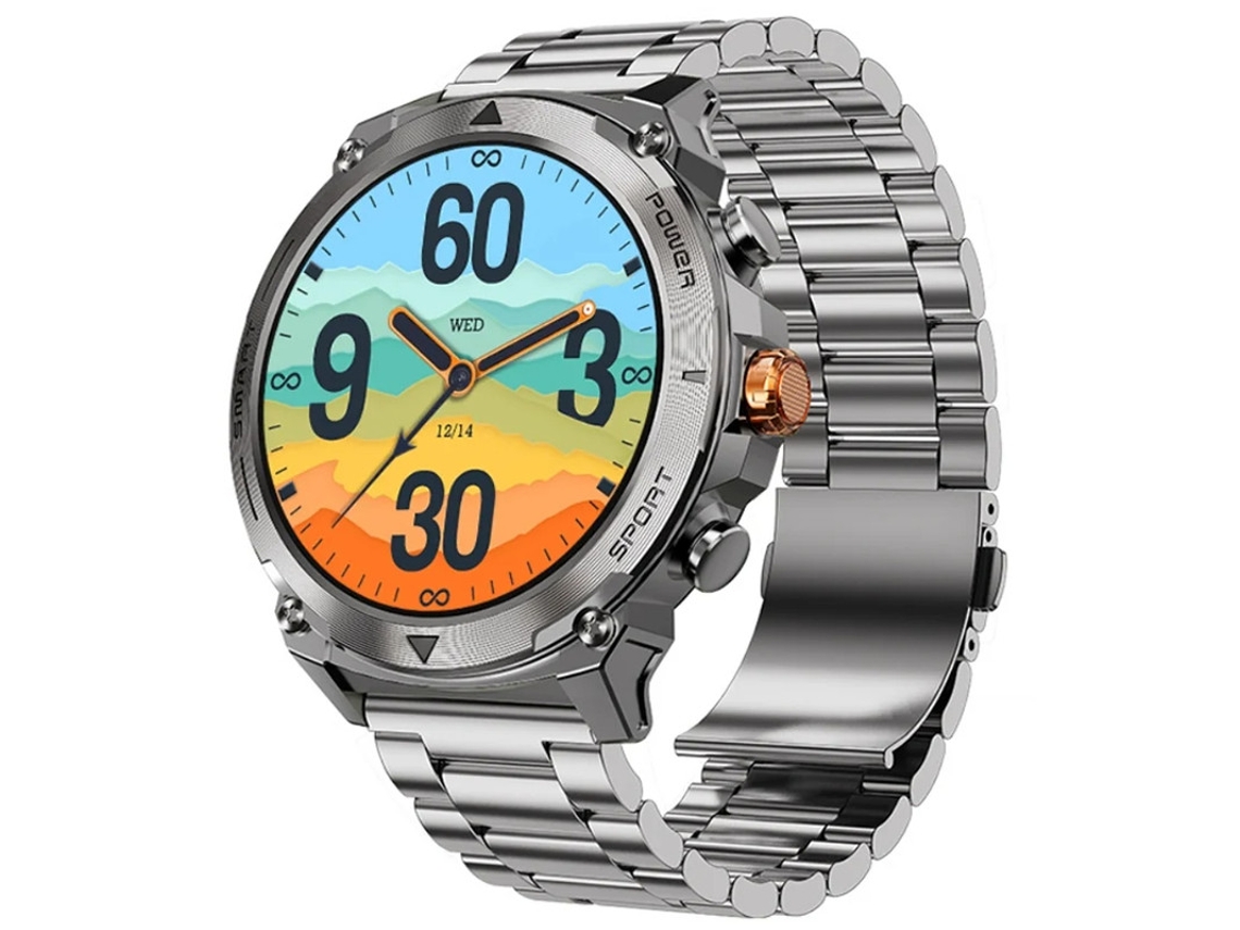 Smartwatch com Bluetooth, Chamadas, Rastreamento Esportivo, Ao Ar Livre, 1,43 Polegadas, Display Amoled, Monitoramento de Frequência Cardíaca, Bestvite