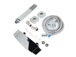 Chuveiro Ajustável Quente/frio Parede Inox Com Mão