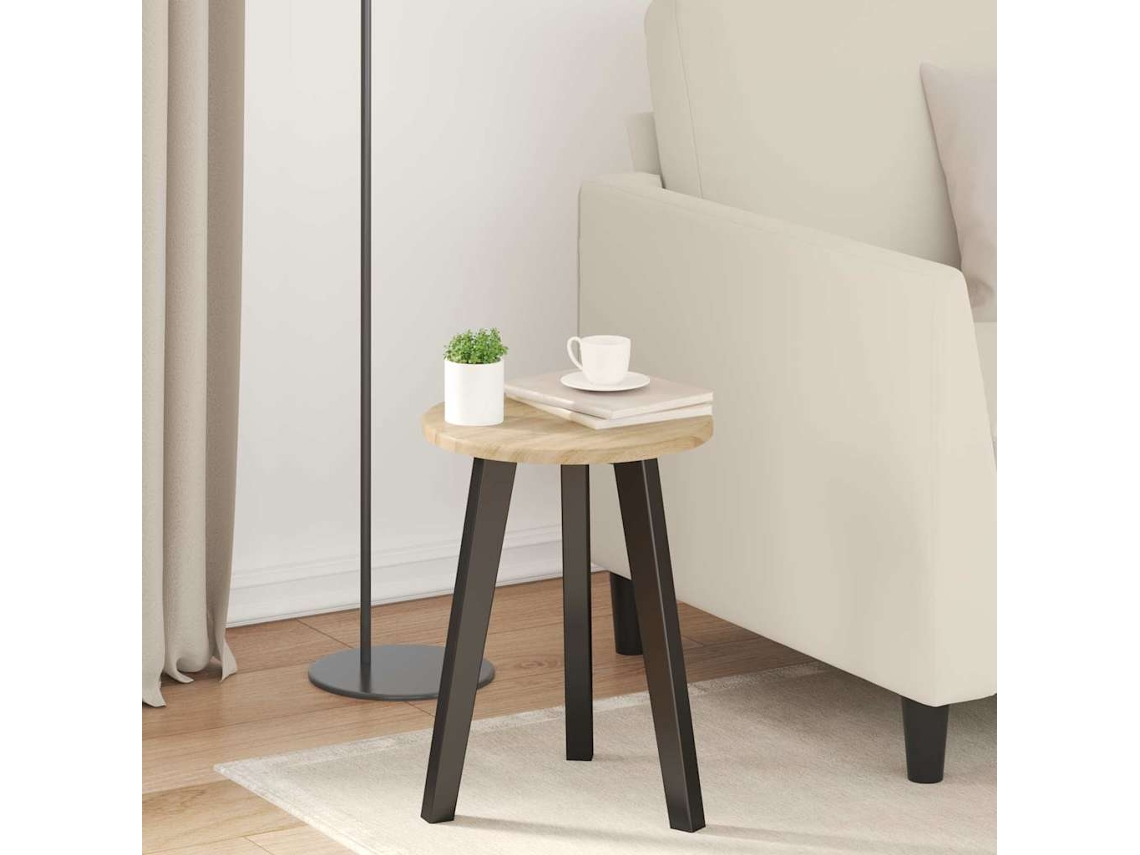 Vidaxl Tampo De Mesa Ø 30 X 1,5 Cm Redondo Derivados De Madeira