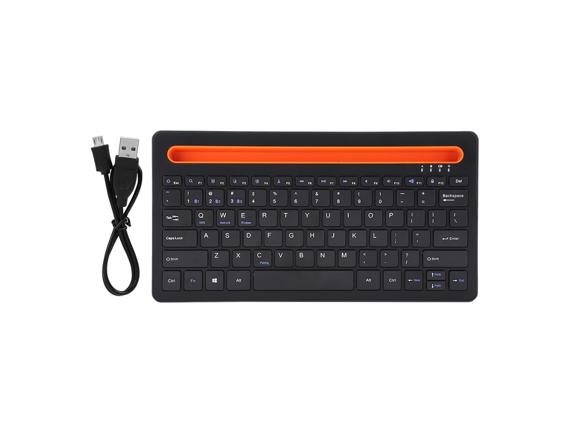 Teclado Bluetooth LAXISCREED, Multicanal, Sem Fio, Compatível com Android e iOS