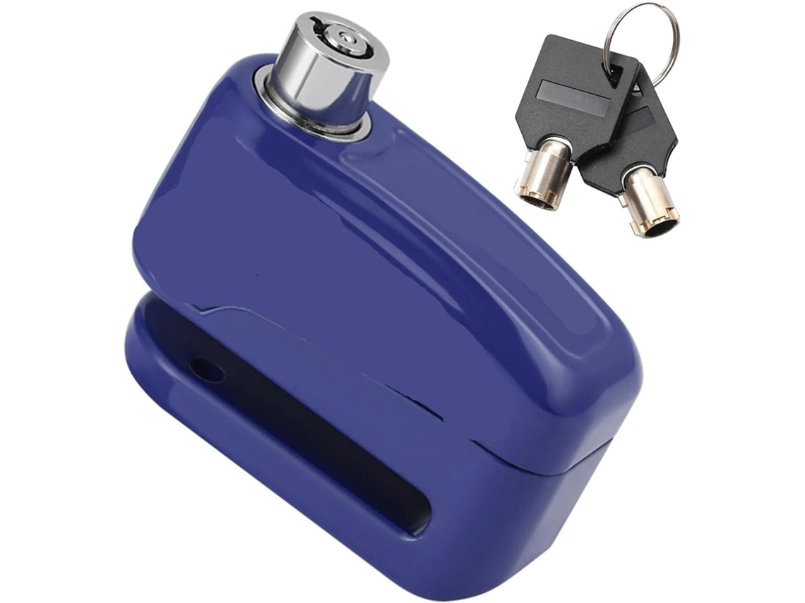 Cadeado para Guidão de Motocicleta Trava Freio a Disco com Antifurto Roda Impermeáveis Antifurto: Este