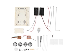 Rebe-kit De Carro De Controle Remoto Sem Fio Diy De Madeira Para Crianças, Meninas, Adolescentes E Adultos - Modelo Rc