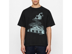 Rockinstone Back To The Future Movie The Clock Tower Black Adult T-shirt Size:xl