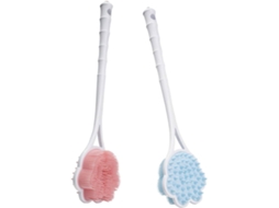 Lurelia Conjunto De 2 Escovas De Silicone Para Duche, Silicone Macio, Cabo Longo E Cerdas Macias, Uso Diário