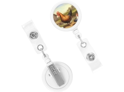 Suporte retrátil reforçado para identificação de aves agrícolas, suporte para identificação de aves agrícolas, suporte reforçado para identificação de aves agrícolas