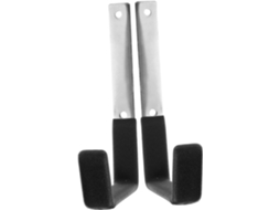 2 Ganchos De Parede Em Forma L, Ferro E Pvc, Para Ferramentas Objetos