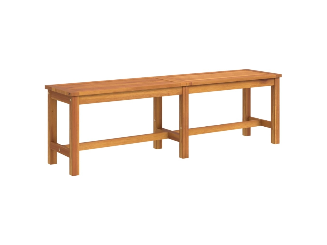 Banco de jardim VIDAXL Marrom Madeira de acácia (150x35x45 cm)