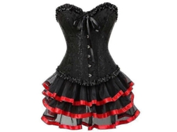 Sutiã e Saia Curta Burlesco Plus Size | S/MARCA