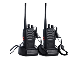 Unidades De Walkie Talkie 888s Uhf 400 470mhz, Rádio Portátil Bidirecional Bf 888s Com 16 Canais De Comunicação. Brilvibera