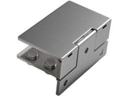 Dobradiça Confiável Para Porta De Armário Vidro Sem Moldura, Prateada, 5, 4x 3, 4cm