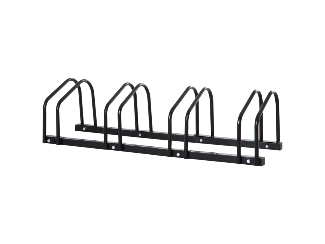 Suporte De Bicicleta Para Até 5 Bicicletas, Resistente Às Intempéries E Durável, Para Montagem No Chão E Na Parede, Feito De Aço, Prata, 145 Ehstmind