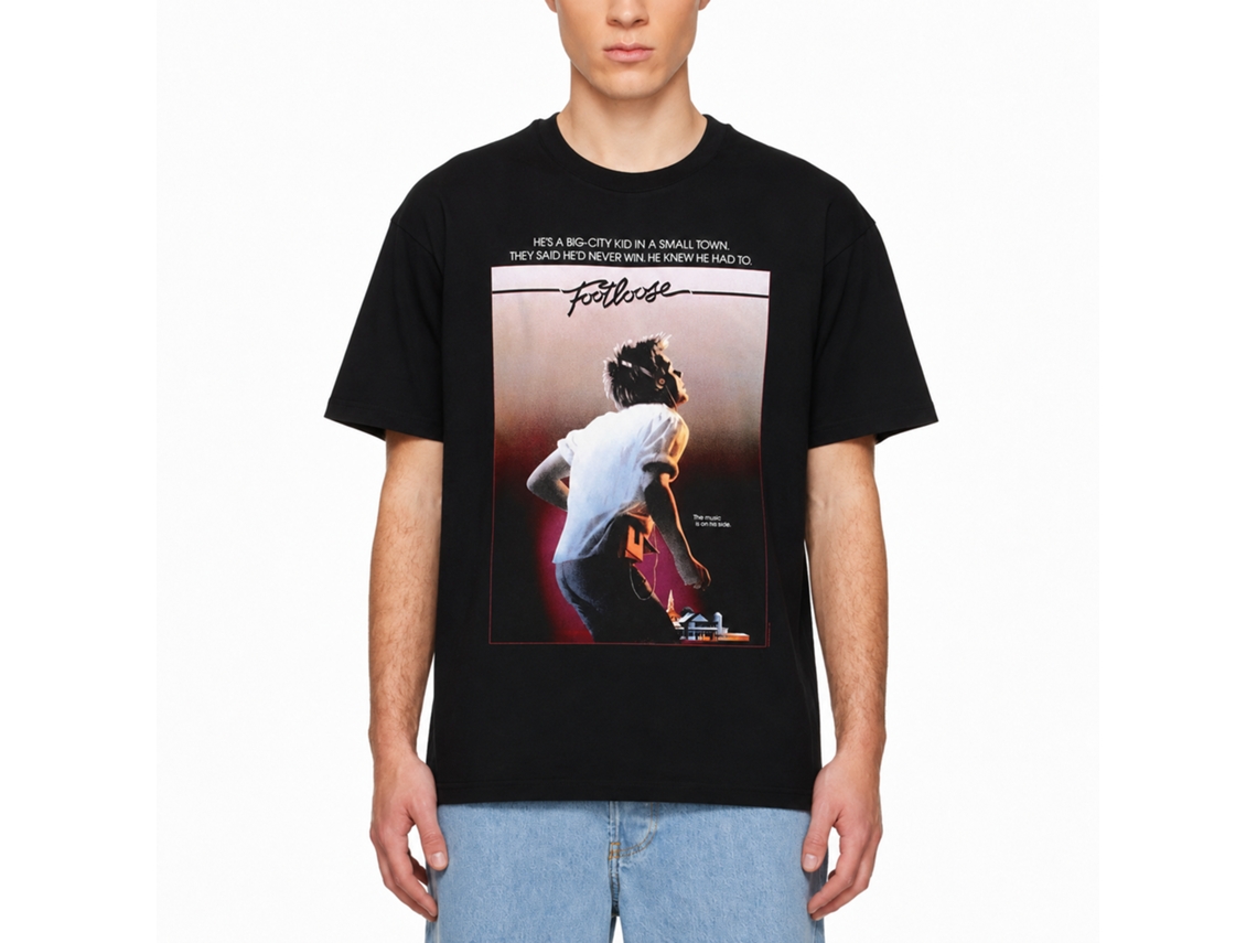 Rockinstone Footloose Poster Black T-shirt Size:s