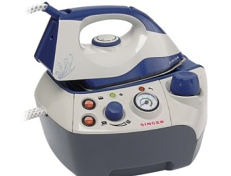 Ferro com Caldeira SINGER Shg6201 850 W 1,2 L Preto Azul Gris