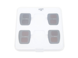 Conjunto de filtros NDPL para lentes polarizadoras de drones.
