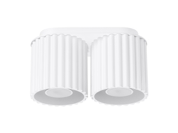 Luminária De Teto Aura De Alumínio Branco 12x21x10cm Sollux Lighting