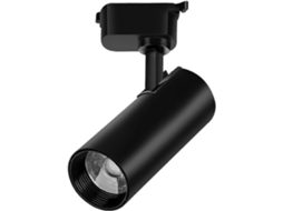 Rebe foco de Riel Led 20w 4000k 24° 1000 Lumens Compatible com Riel Tipo H para Lojas de Roupas e Exposições Preto