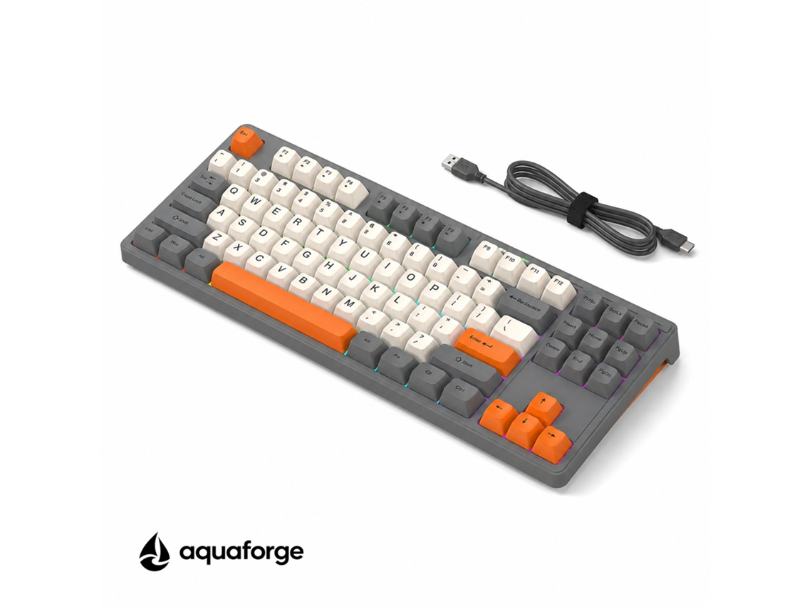 Teclado Retroiluminado Compacto, Para Jogos