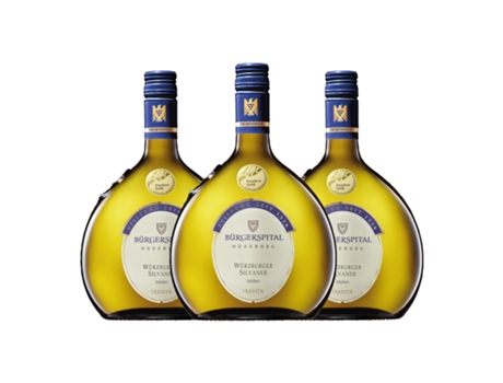 Vinho branco BÜRGERSPITAL HEILIGEN GEIST Würzburger Sylvaner Seco (0.75 L - 3 Unidades)