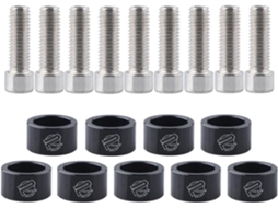 Conjunto de 9 Parafusos M8 X 1,25 para Coletor de Escape de Veículos SFUSHOS