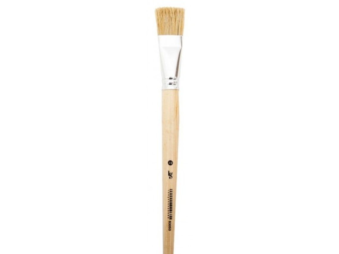 Pincel LG Nº22 Natural Espatulado C. Comprido 83053
