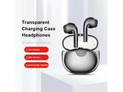 Auriculares Bluetooth True Wireless T39 Compatíveis com Chamada Controle de Voz Dual-Frequency Semi-In-Ear True Preto