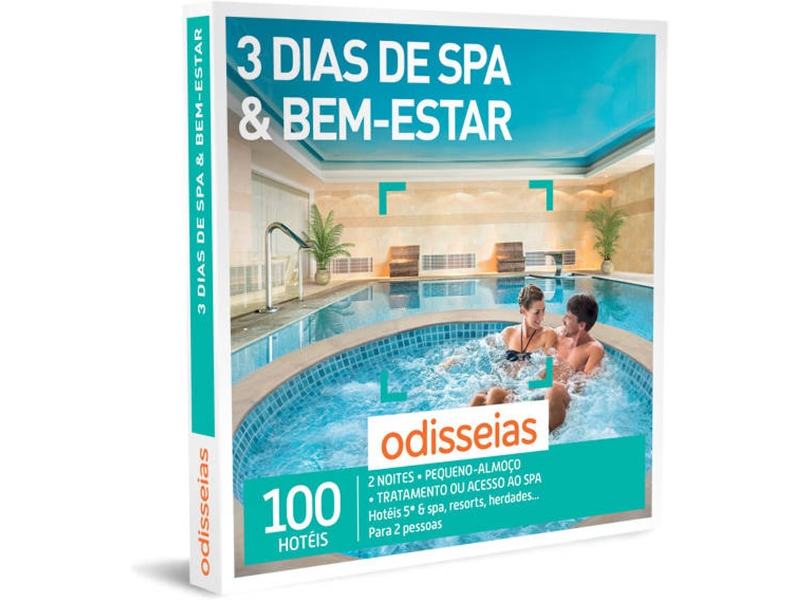 Pack ODISSEIAS 3 Dias de SPA & Bem-Estar | 100 Hotéis