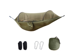 Rede De Acampamento Ultraleve Para Viagem, Rede Mosquiteira, Verde Exército Aquaforge