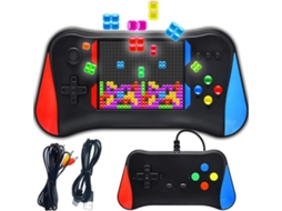 Console Portátil Retrô com 500 Títulos Clássicos, 3,5 Polegadas, para 2 Jogadores AQUAFORGE