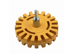 Laxiscreed Roda De Borracha Pneumática De 4'' Para Remoção De Decalques E Adesivos De Carro
