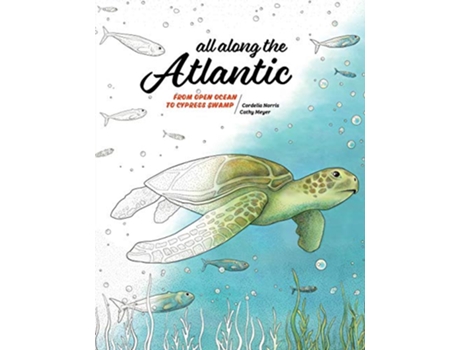 Livro All Along the Atlantic From Open Ocean to Cypress Swamp Coloring Nature de Cordelia Norris Cathy Meyer (Inglês)