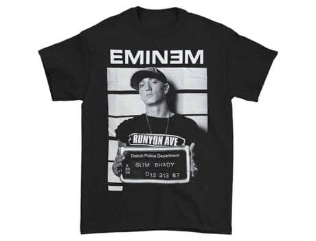 T-shirt De Mulher Zmdecqnb Eminem Line Up Algodão Branco (l)