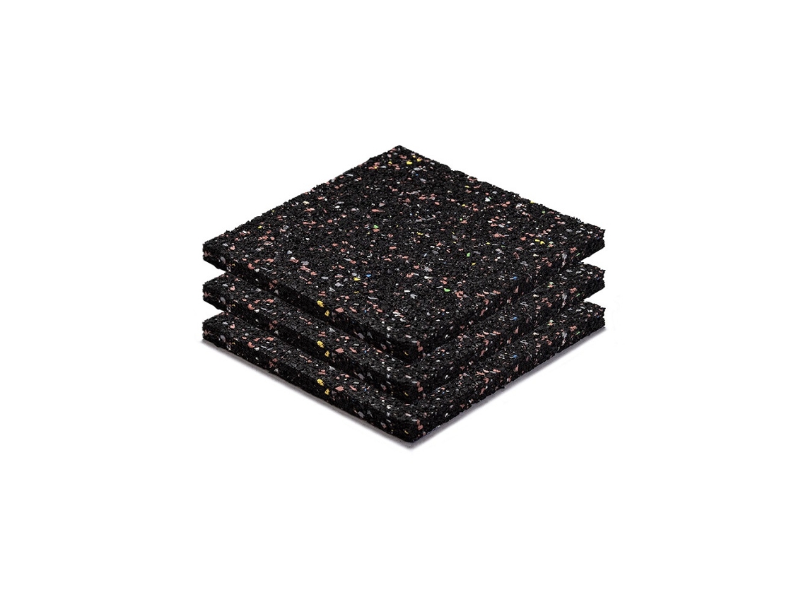 Suporte de Telha de Borracha 150X150X10Mm Por 60 Peças STOCKZ