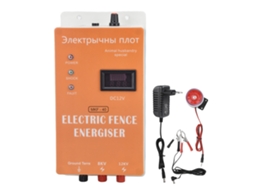Energizador Solar para Cerca de Animais Até 25 Milhas com Luz Real Tempo e Avisador de Pulso LAXISCREED