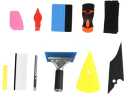 Kit De Instalação De Película Adesiva De Vinil Para Carros Com 11 Peças.