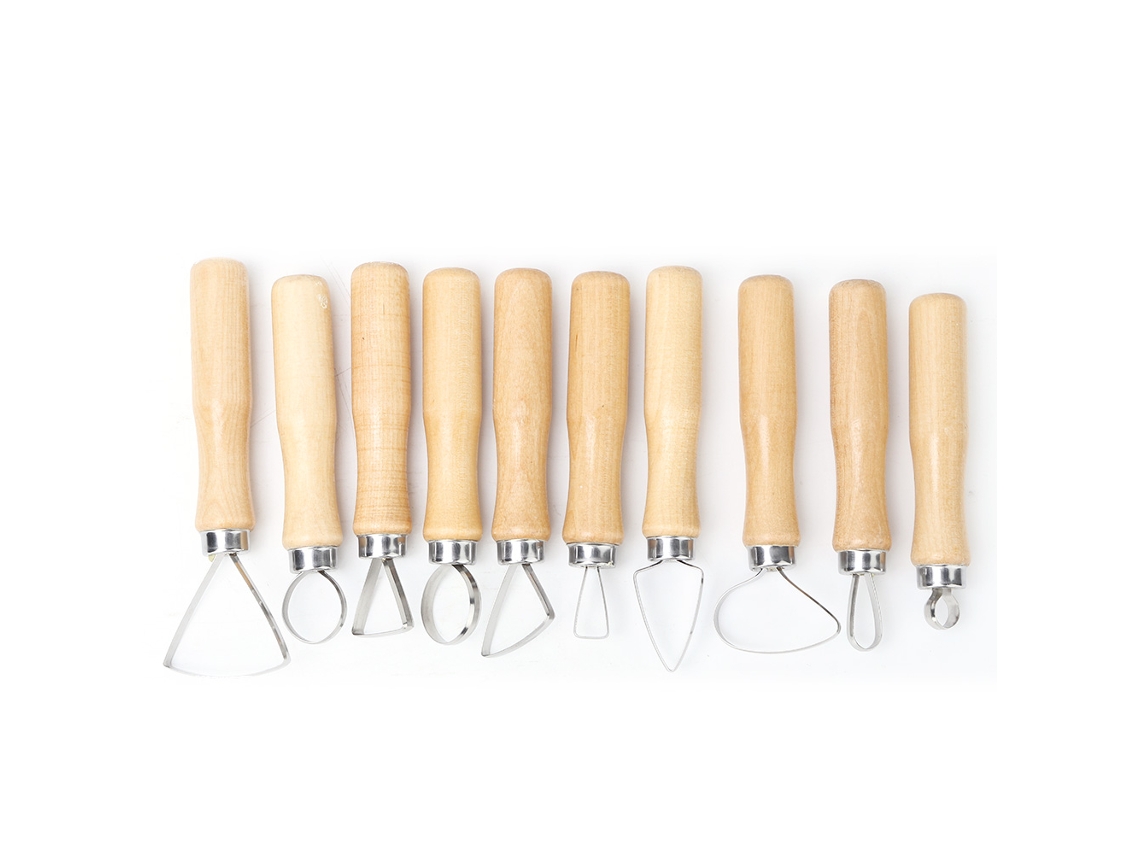 Kit 10 Ferramentas Cerâmica Artefatos Sabão Diy